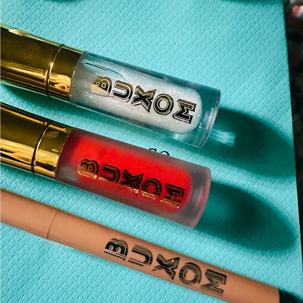 Buxom Red and White Lip Balm Gloss Collection